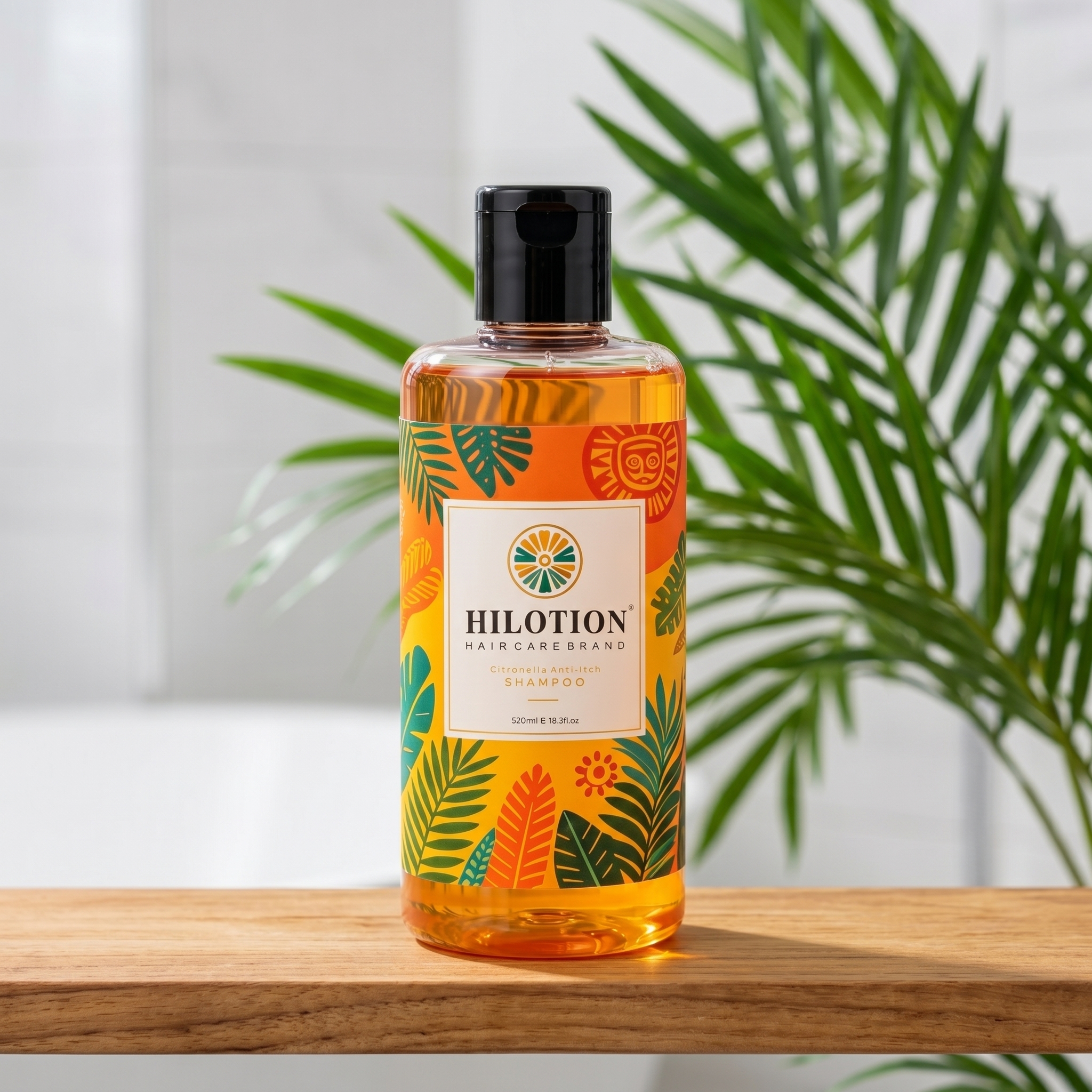 Hilotion Citronella Anti-Itch Tropical Botanical Scalp Care Shampoo 520ml
