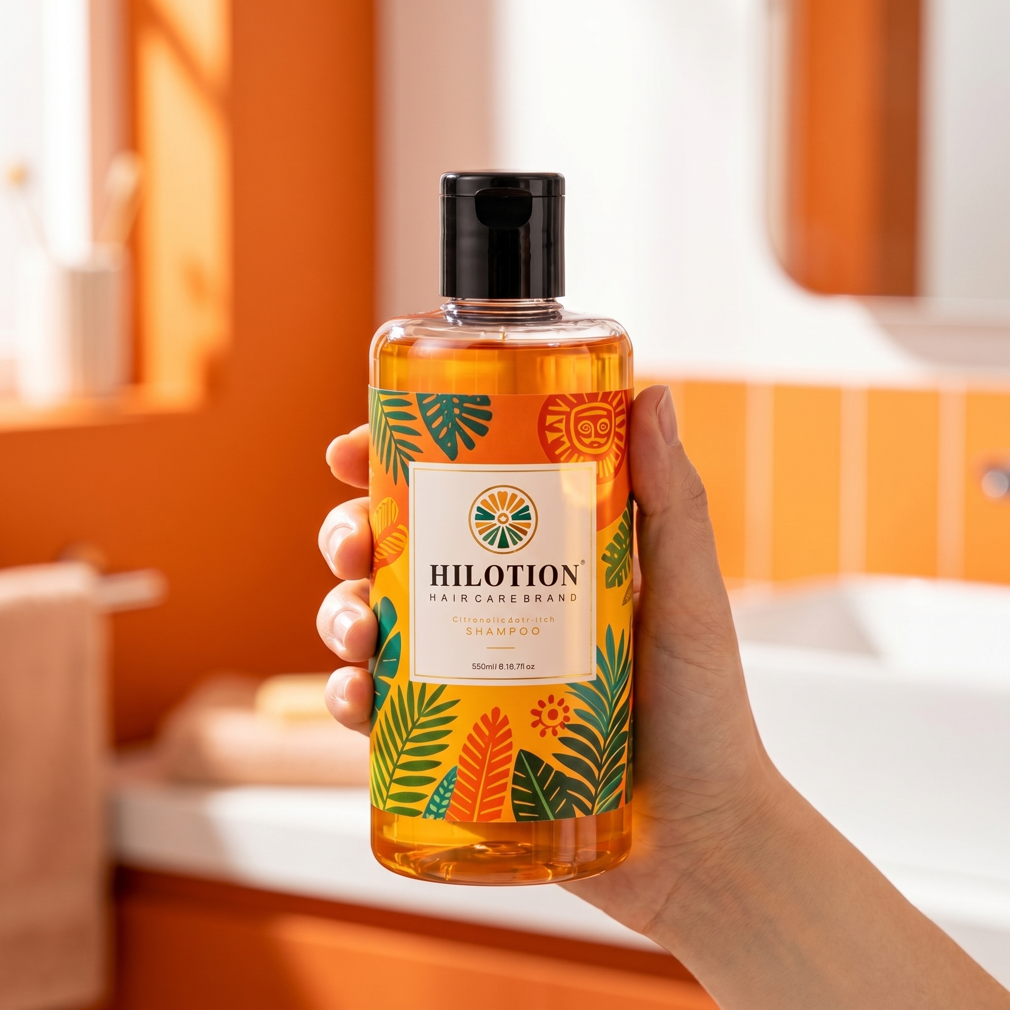 Hilotion Citronella Anti-Itch Tropical Botanical Scalp Care Shampoo 520ml - 图片 8