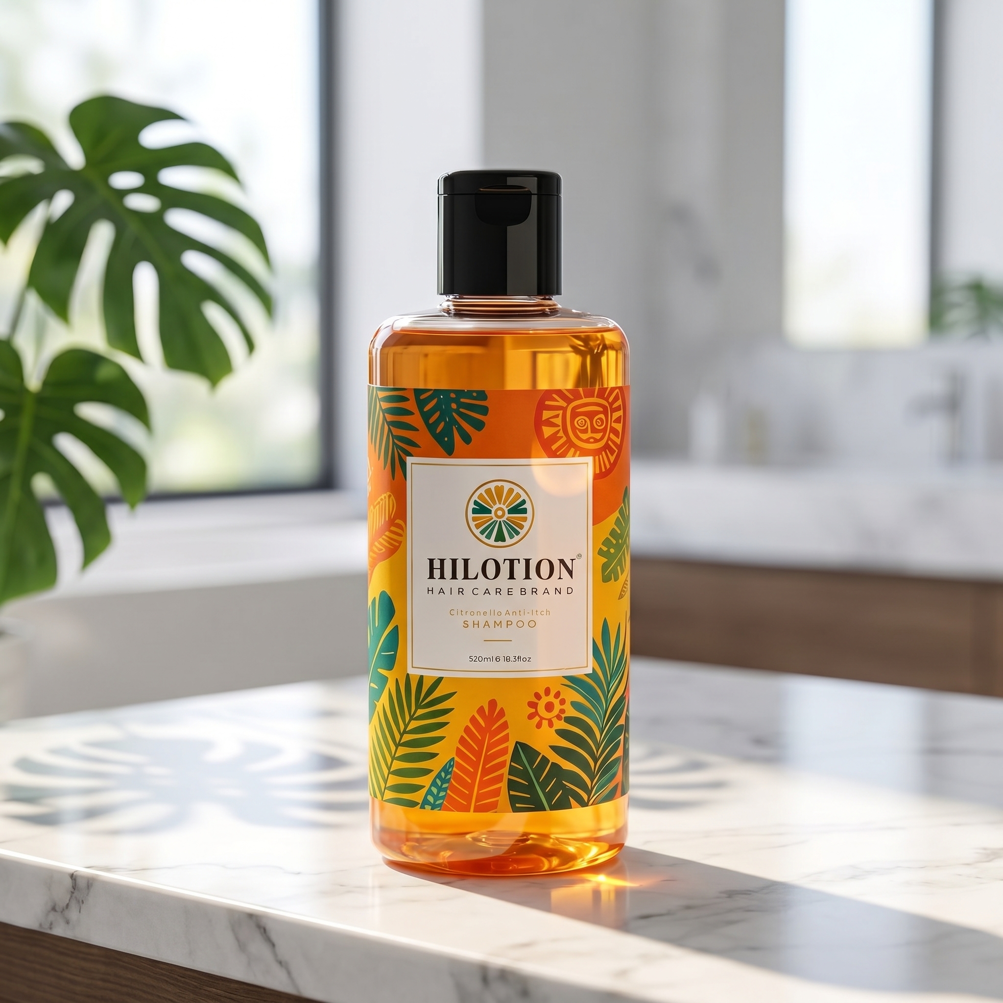 Hilotion Citronella Anti-Itch Tropical Botanical Scalp Care Shampoo 520ml - 图片 6