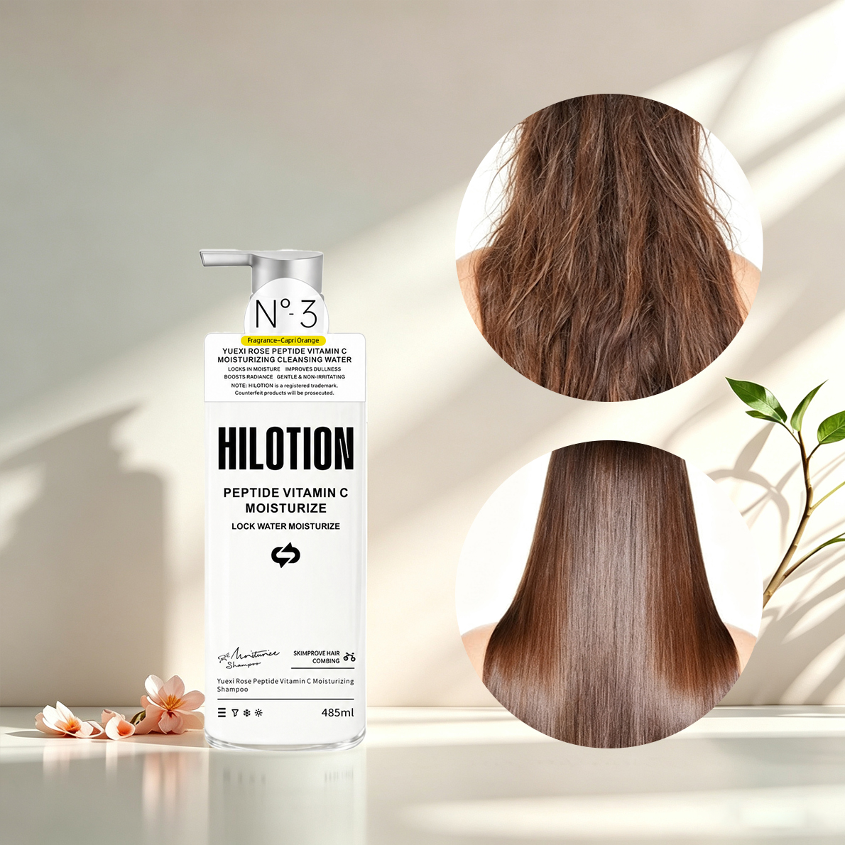 【Ready Stock】Peptide & Vitamin C Moisturizing Shampoo N°-3 - Image 3