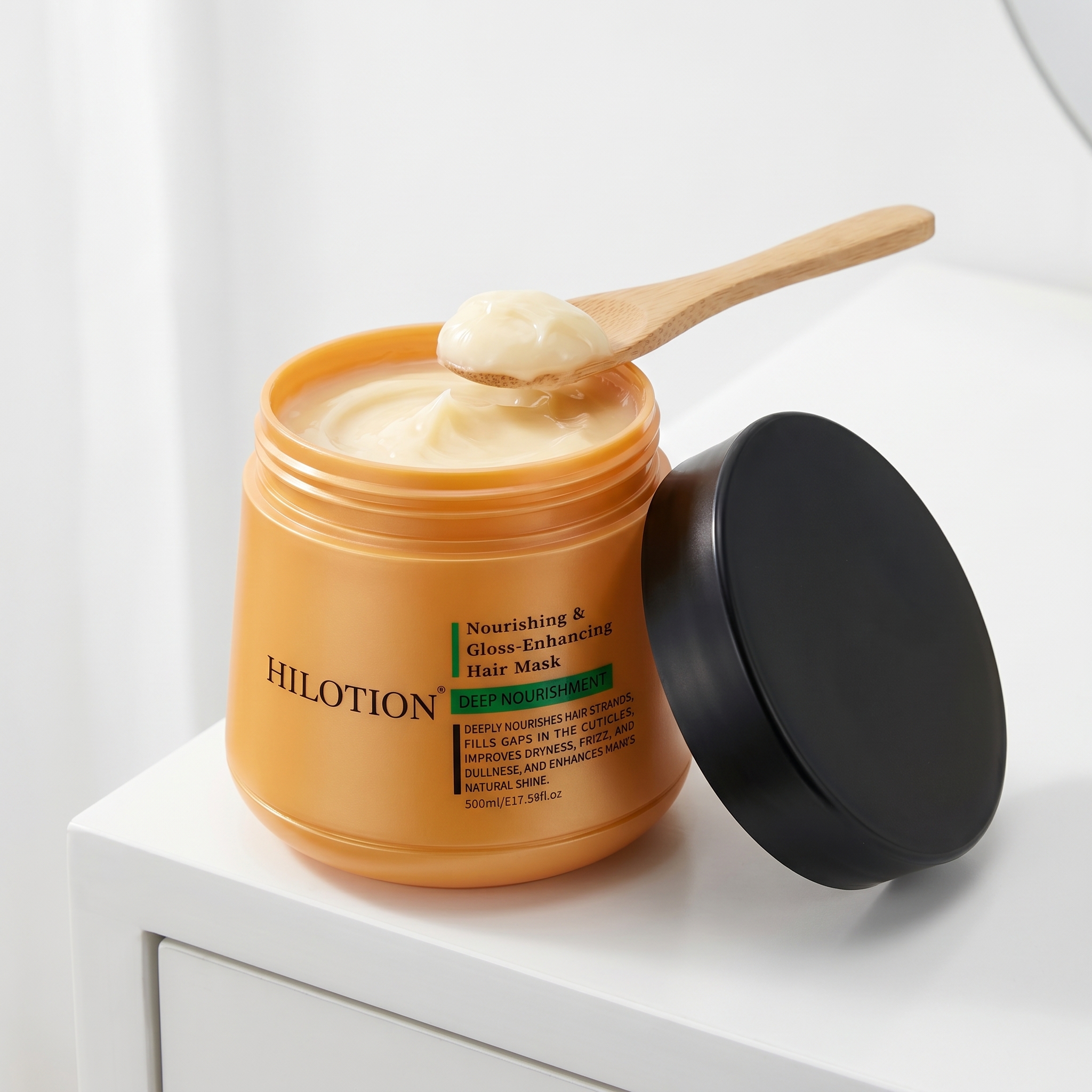 Hilotion Deep Nourishment Gloss Enhancing Hair Mask - Image 6