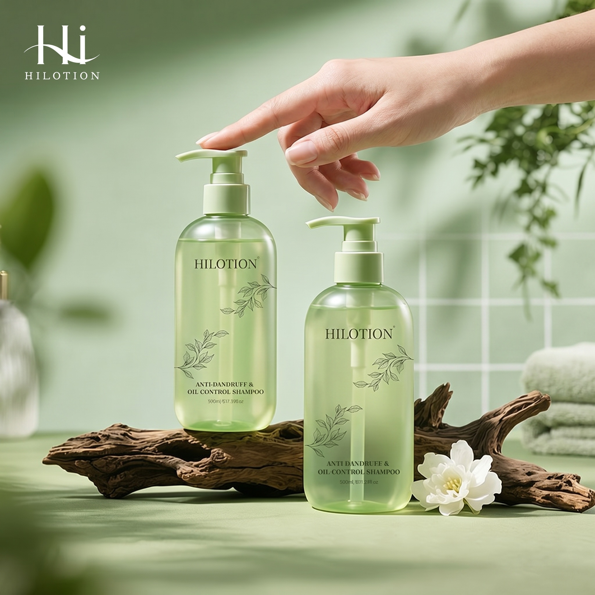 Hilotion Anti-Dandruff & Oil Control Shampoo - Deep Cleansing for Oily Scalp (500ml) - 图片 7