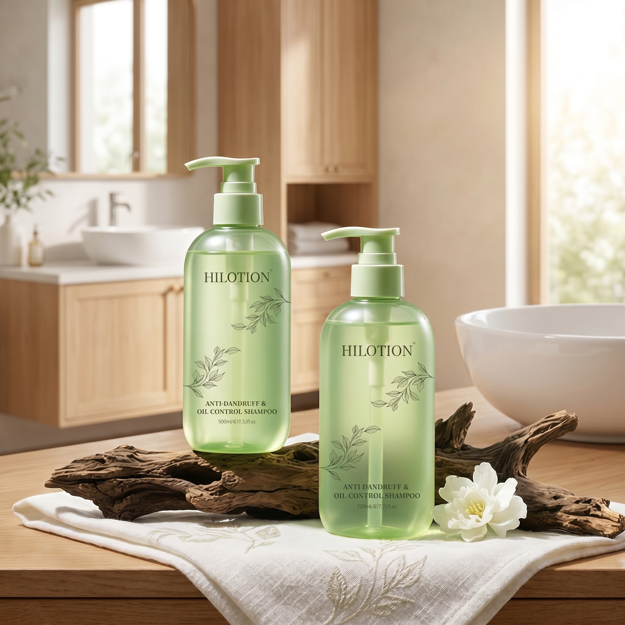 Hilotion Anti-Dandruff & Oil Control Shampoo - Deep Cleansing for Oily Scalp (500ml) - 图片 8