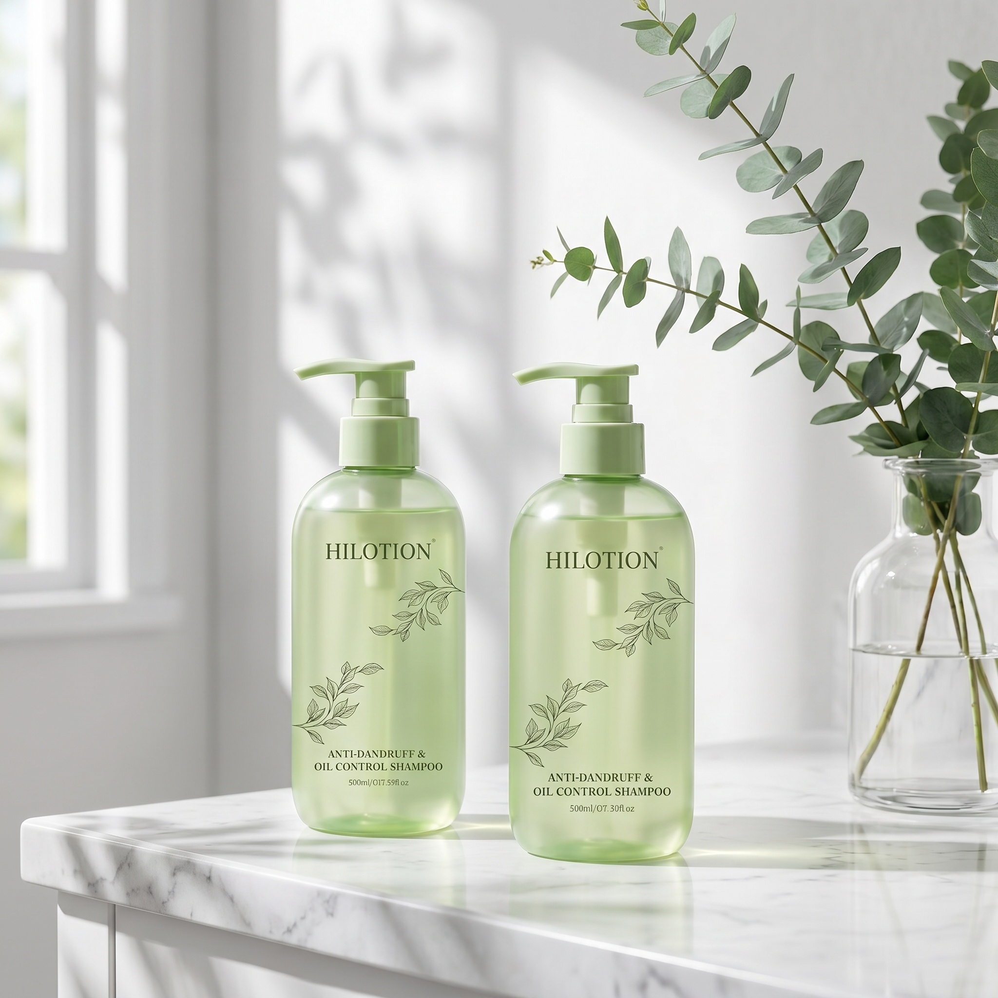 Hilotion Anti-Dandruff & Oil Control Shampoo - Deep Cleansing for Oily Scalp (500ml) - 图片 6