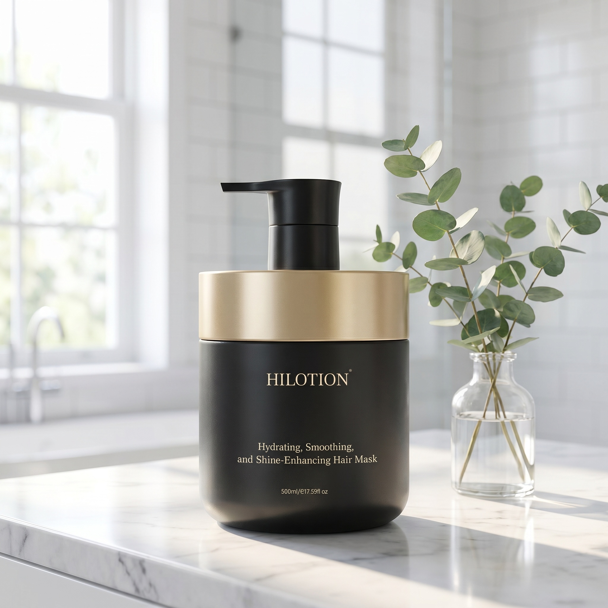 Hilotion Hydrating Smoothing Shine Enhancing Hair Mask