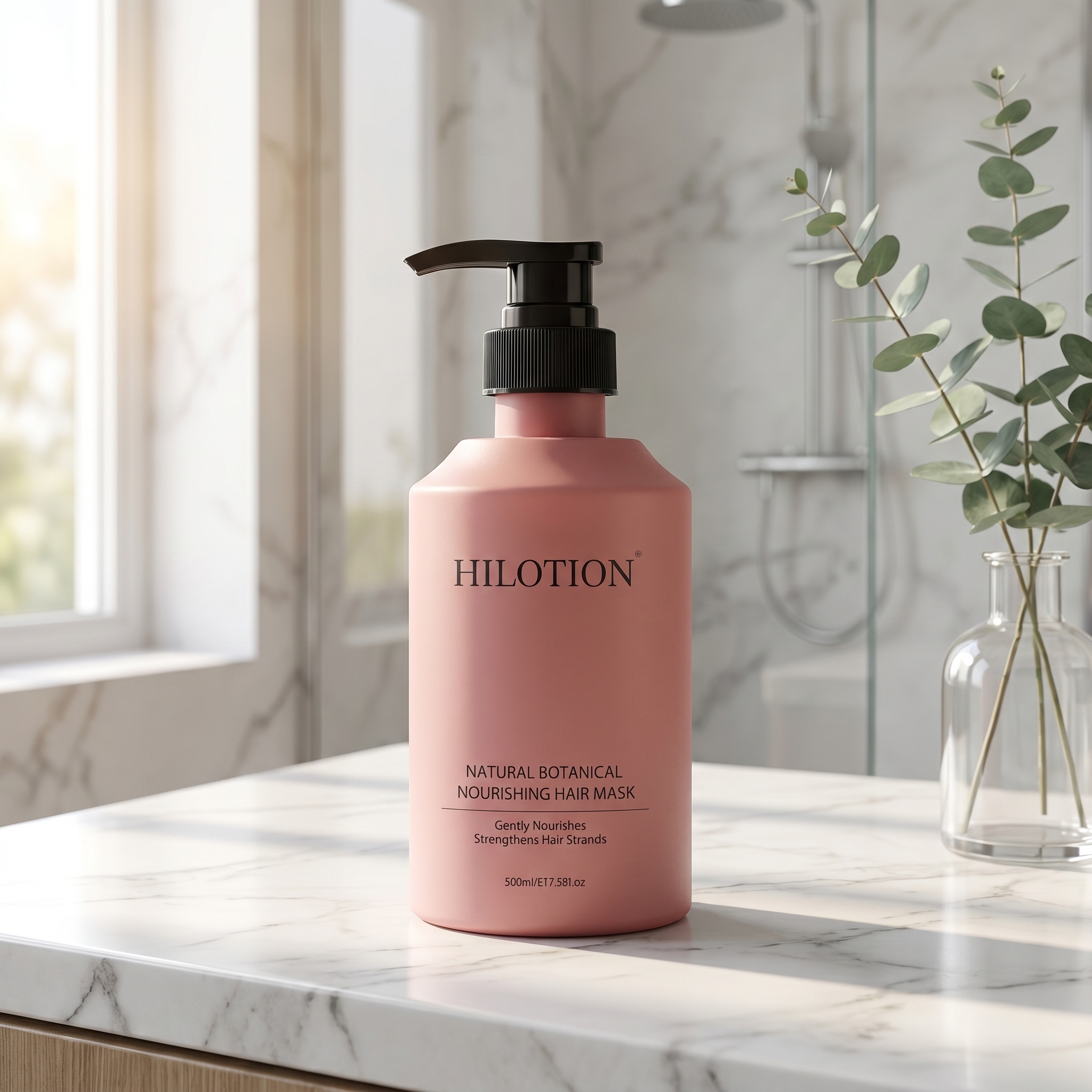 Hilotion Natural Botanical Nourishing Strengthening Hair Mask - Image 3