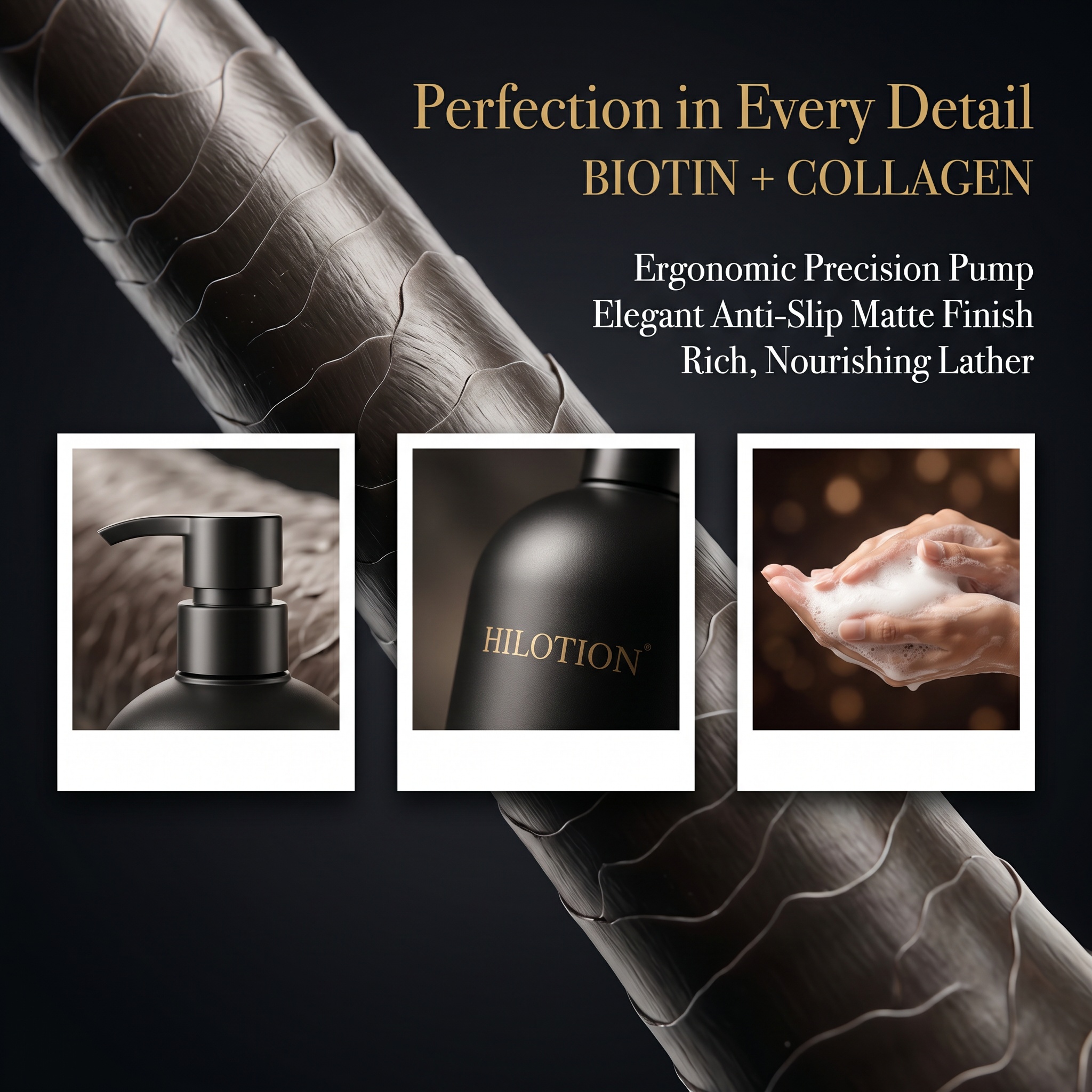 Anti-Hair Fall Shampoo with Biotin & Collagen | Strengthens Strands & Reduces Breakage - Image 7