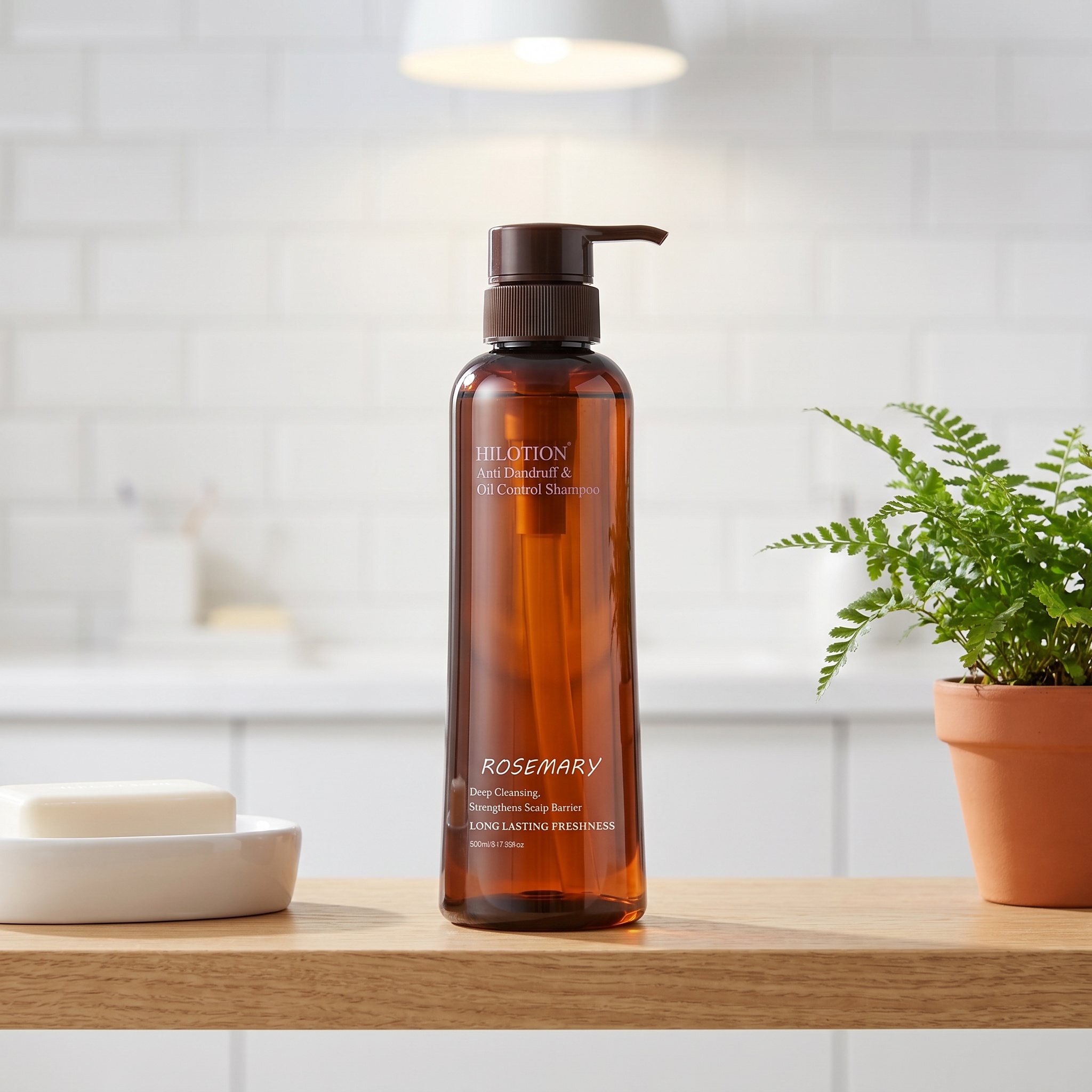 Hilotion Rosemary Anti-Dandruff & Oil Control Shampoo - Deep Cleansing for Oily Scalp (500ml) - Image 7