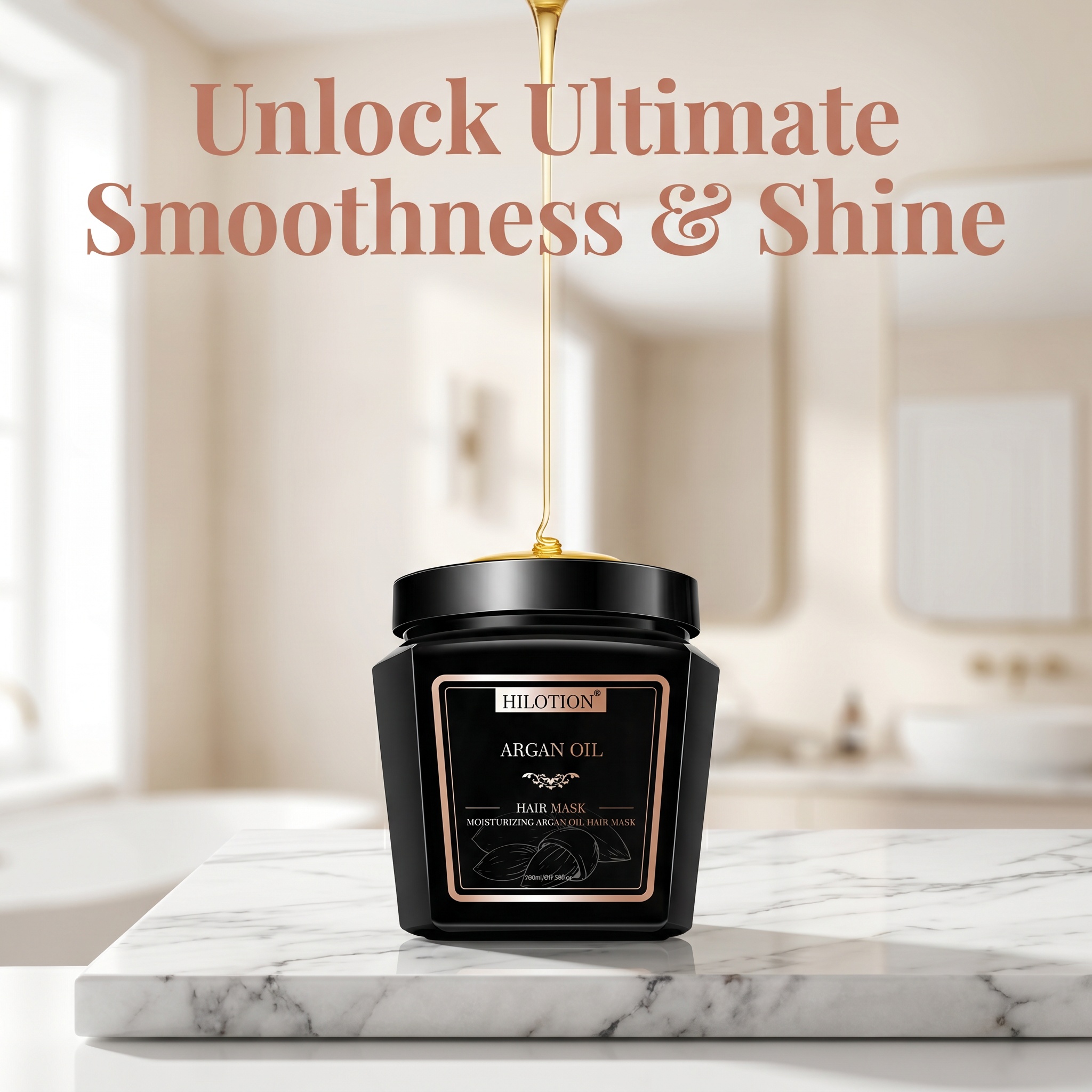 Hilotion Argan Oil Moisturizing Repair Hair Mask - Image 2