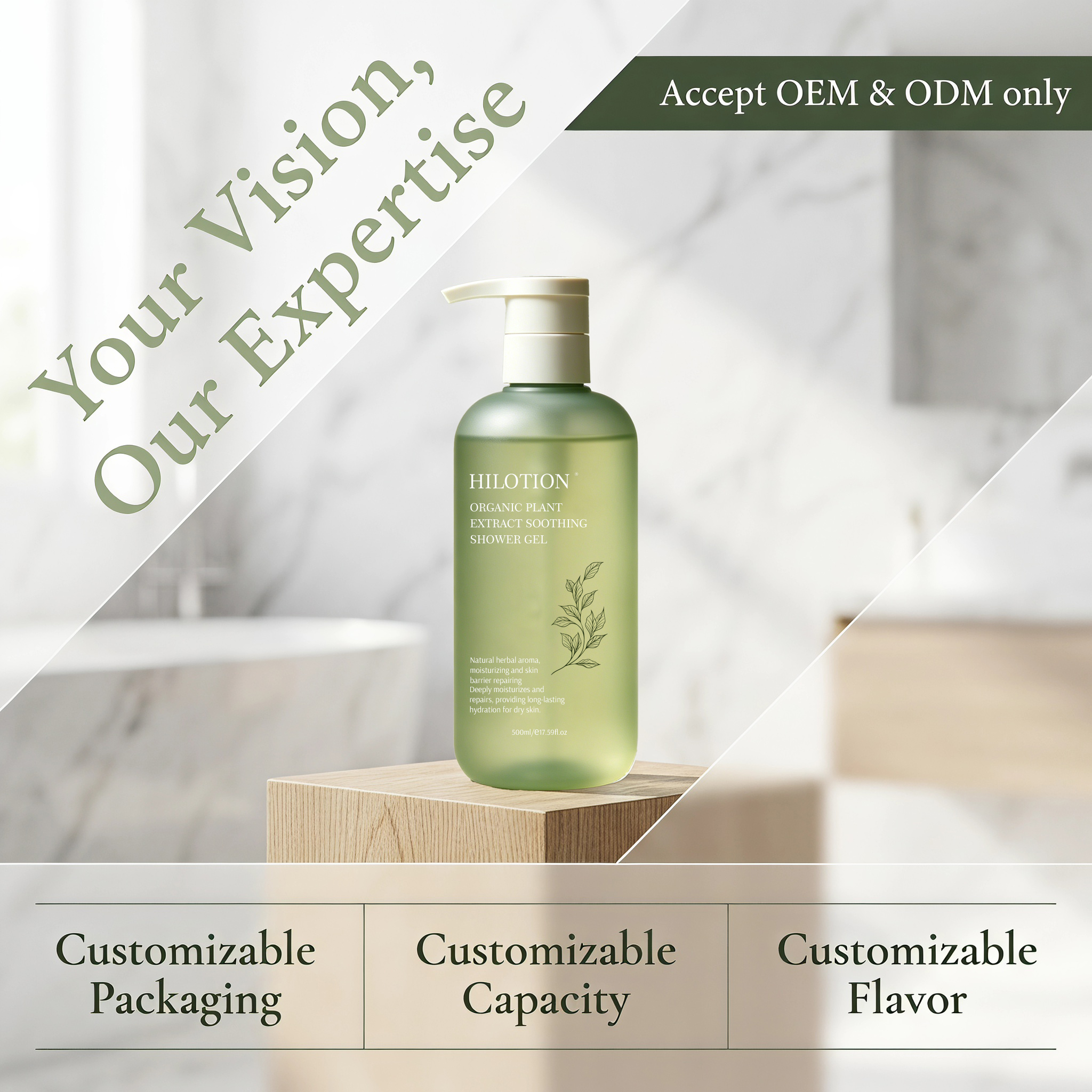 Natural Herbal Body Wash | Repairs Dry Skin & Soothes Sensitive Areas with Plant Extracts - Image 4