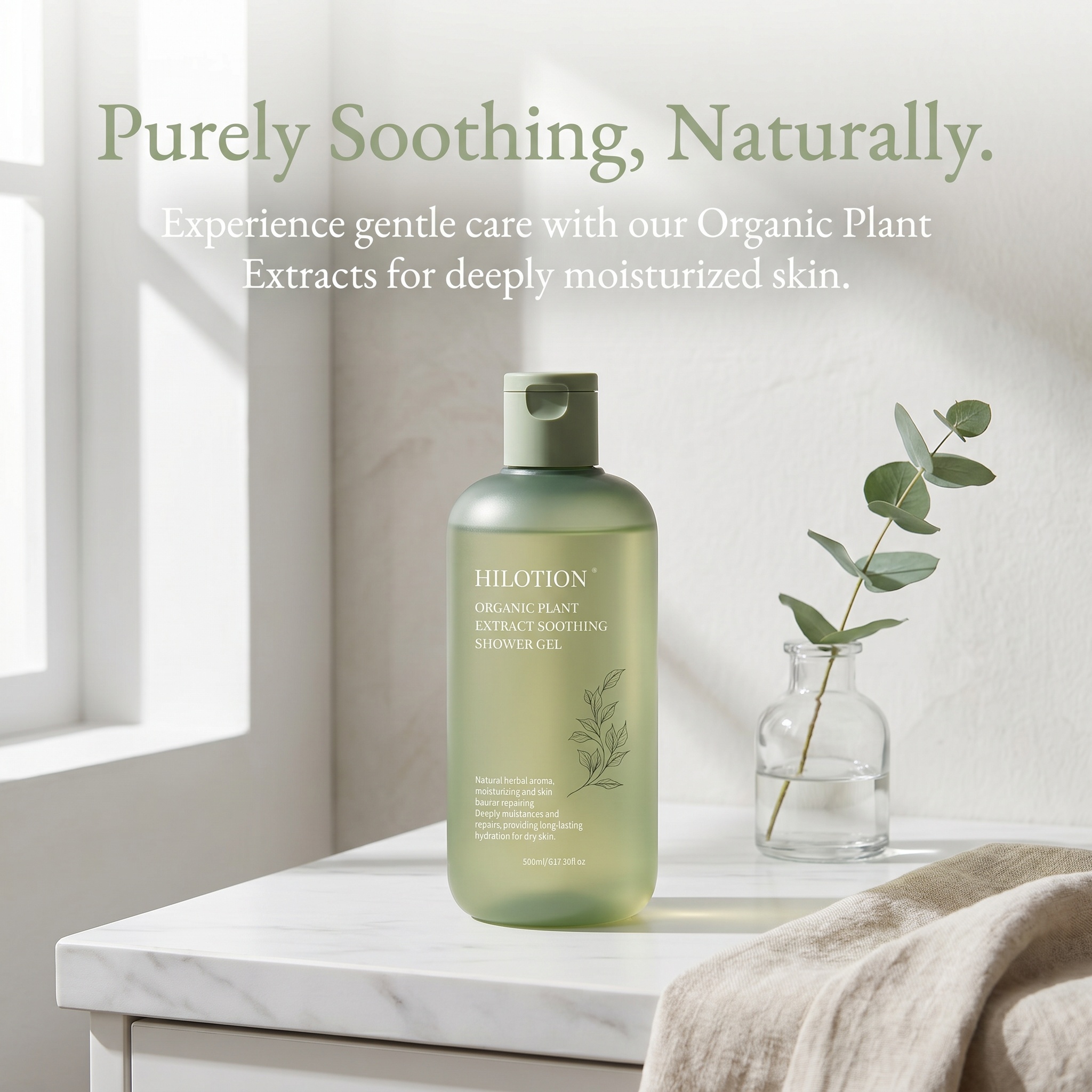 Natural Herbal Body Wash | Repairs Dry Skin & Soothes Sensitive Areas with Plant Extracts - Image 5