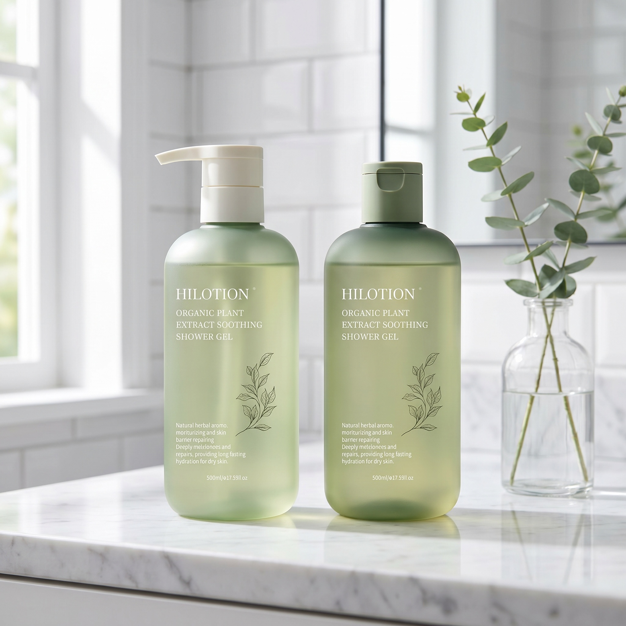 Natural Herbal Body Wash | Repairs Dry Skin & Soothes Sensitive Areas with Plant Extracts - Image 2
