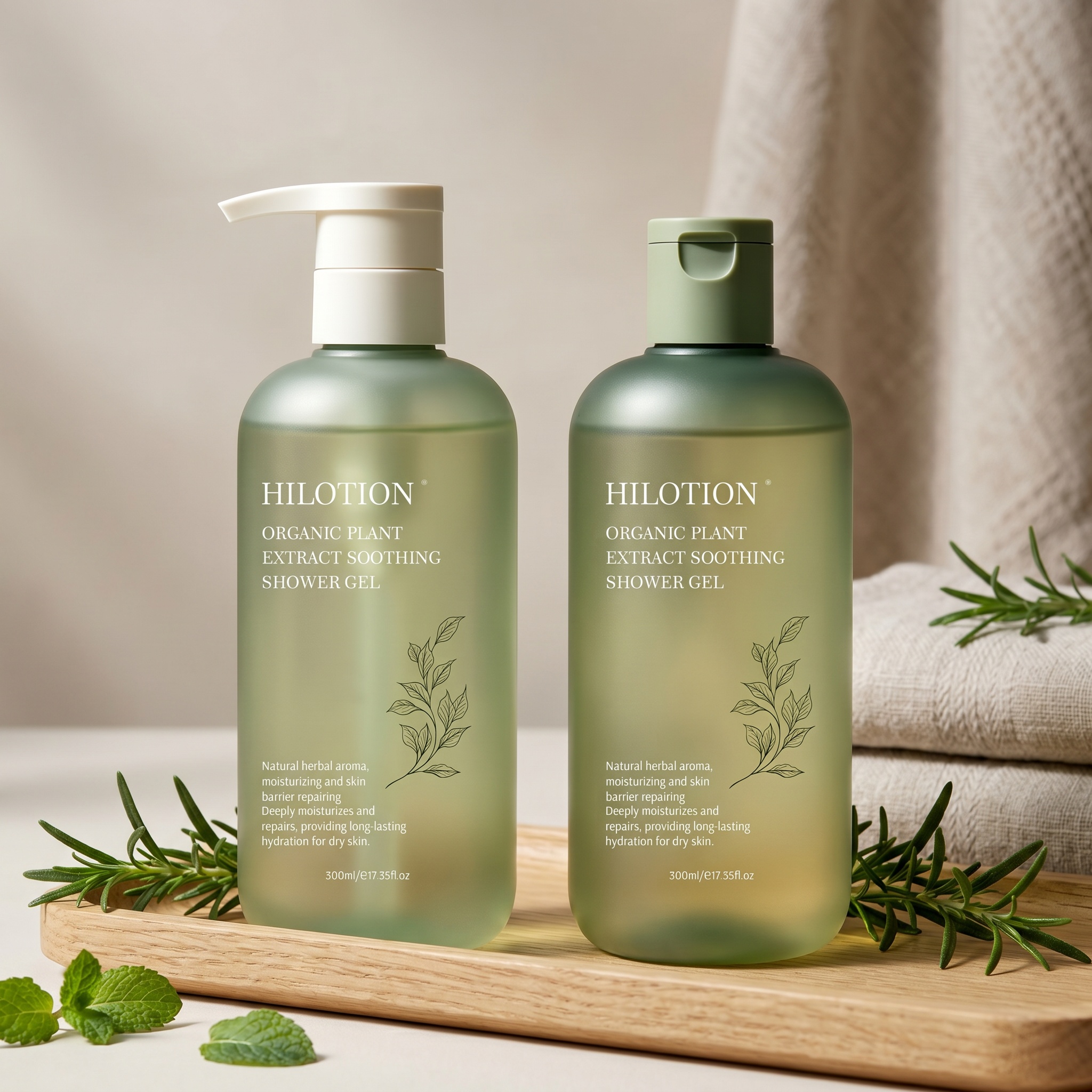 Natural Herbal Body Wash | Repairs Dry Skin & Soothes Sensitive Areas with Plant Extracts
