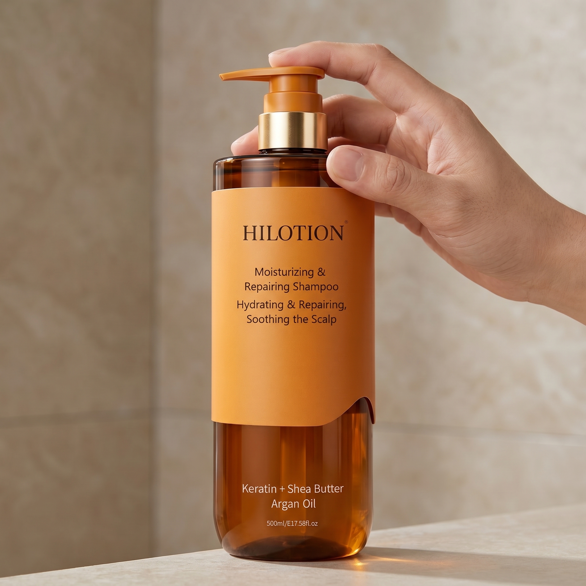 Repairing Shampoo with Shea Butter & Keratin | Hydrates & Soothes Scalp - Image 3