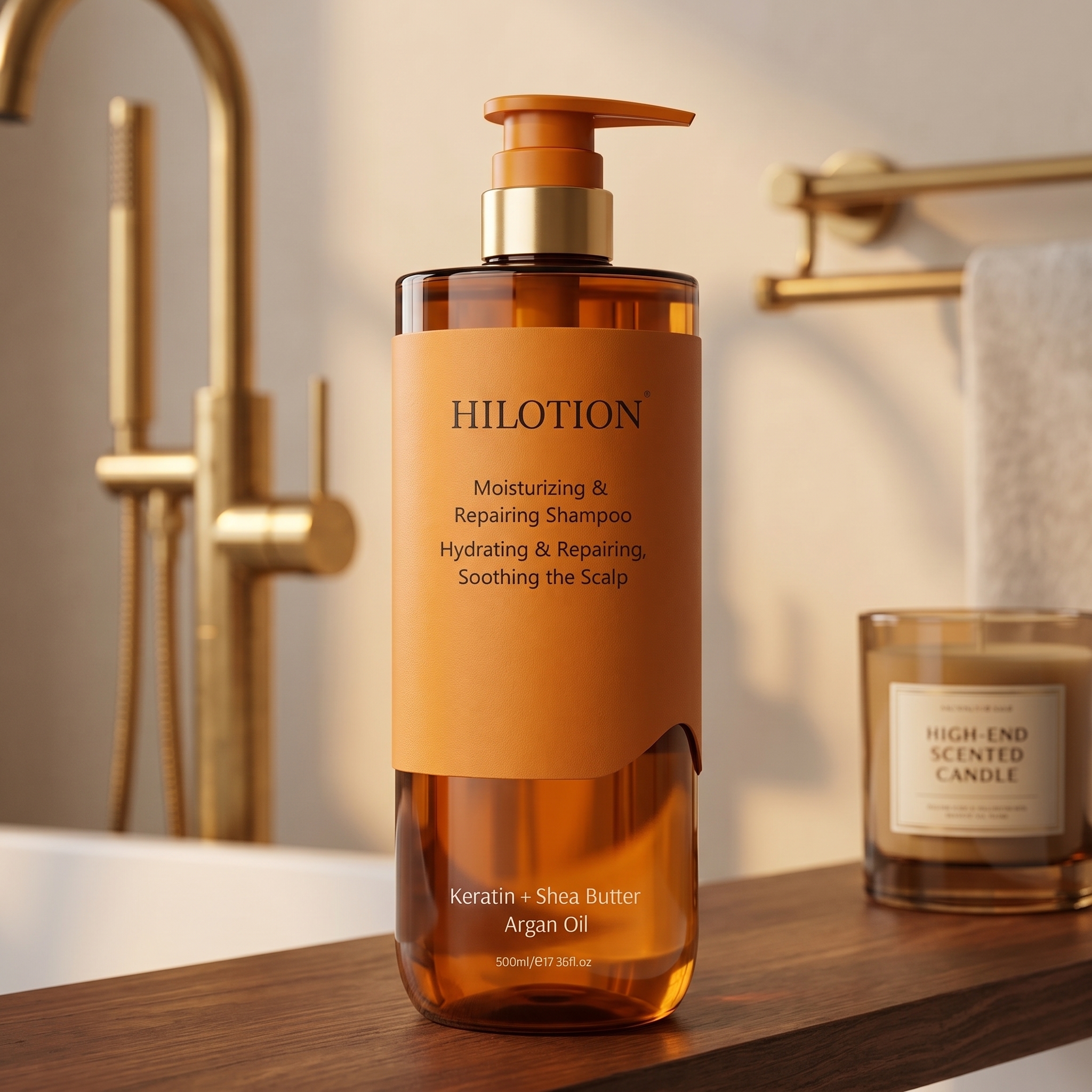 Repairing Shampoo with Shea Butter & Keratin | Hydrates & Soothes Scalp - Image 2