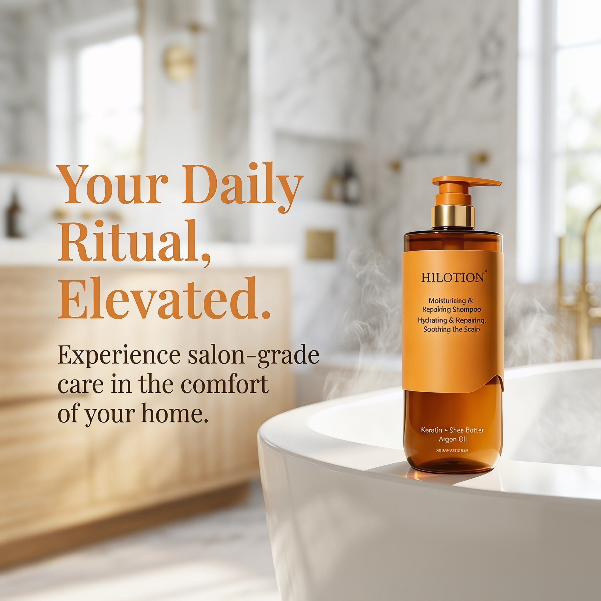 Repairing Shampoo with Shea Butter & Keratin | Hydrates & Soothes Scalp - Image 7