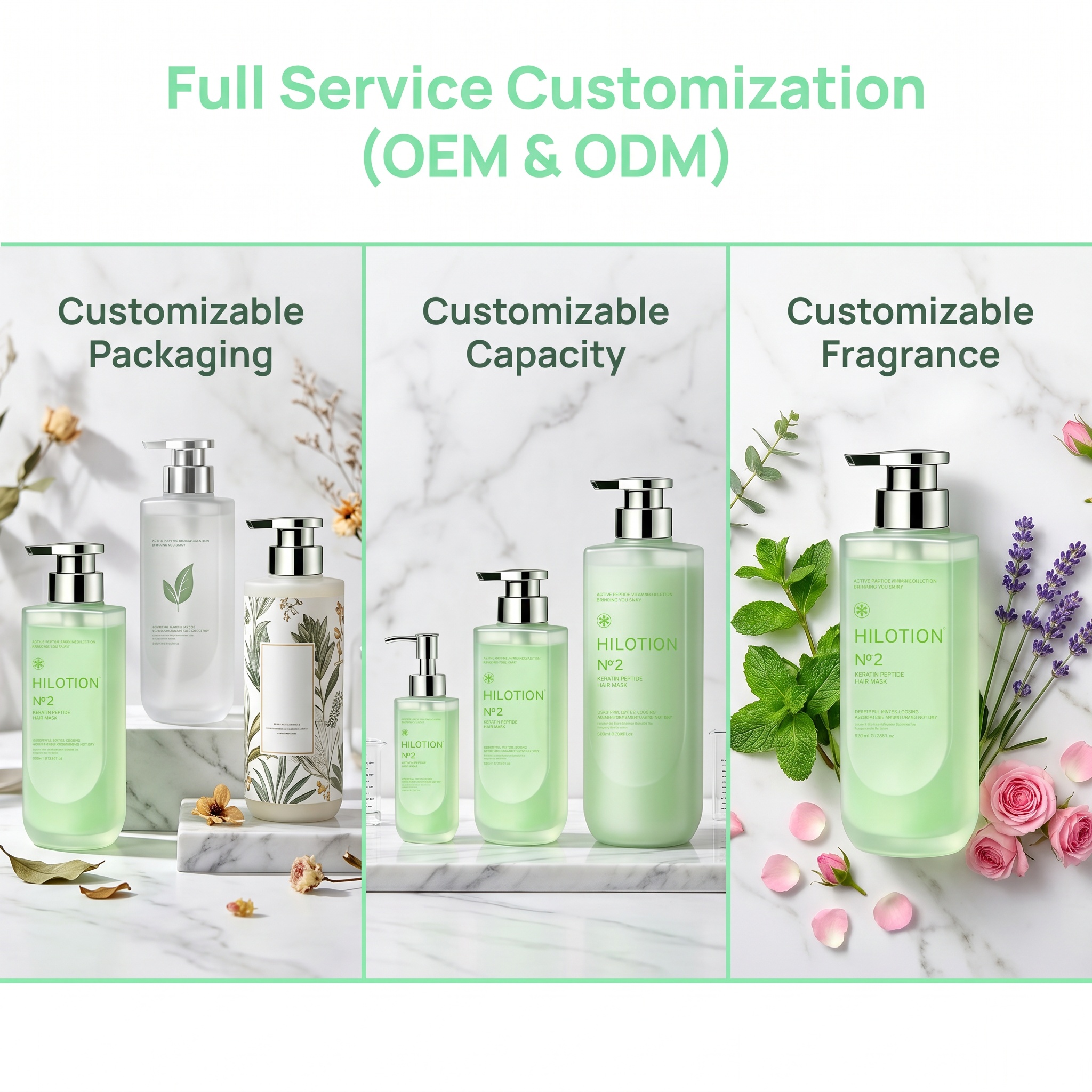 Moisturizing Hair Mask with Active Peptides & Vitamins | Locks in Moisture & Adds Shine - Image 5
