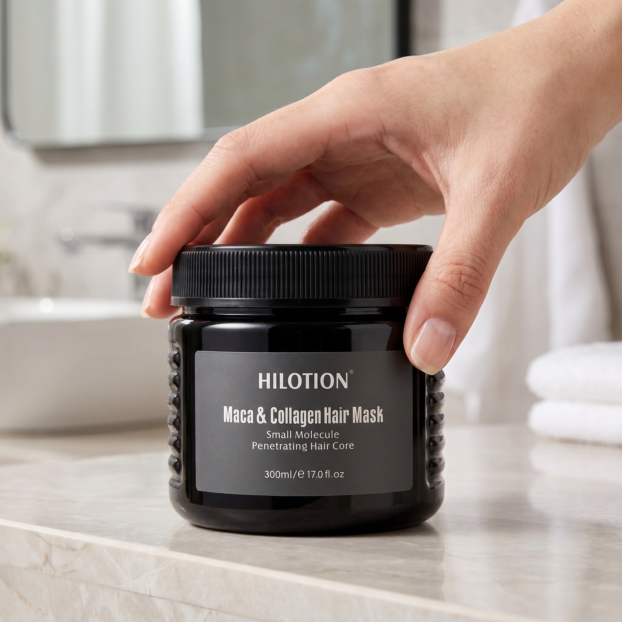 Hilotion Maca Collagen Deep Penetrating Repair Hair Mask - Image 2