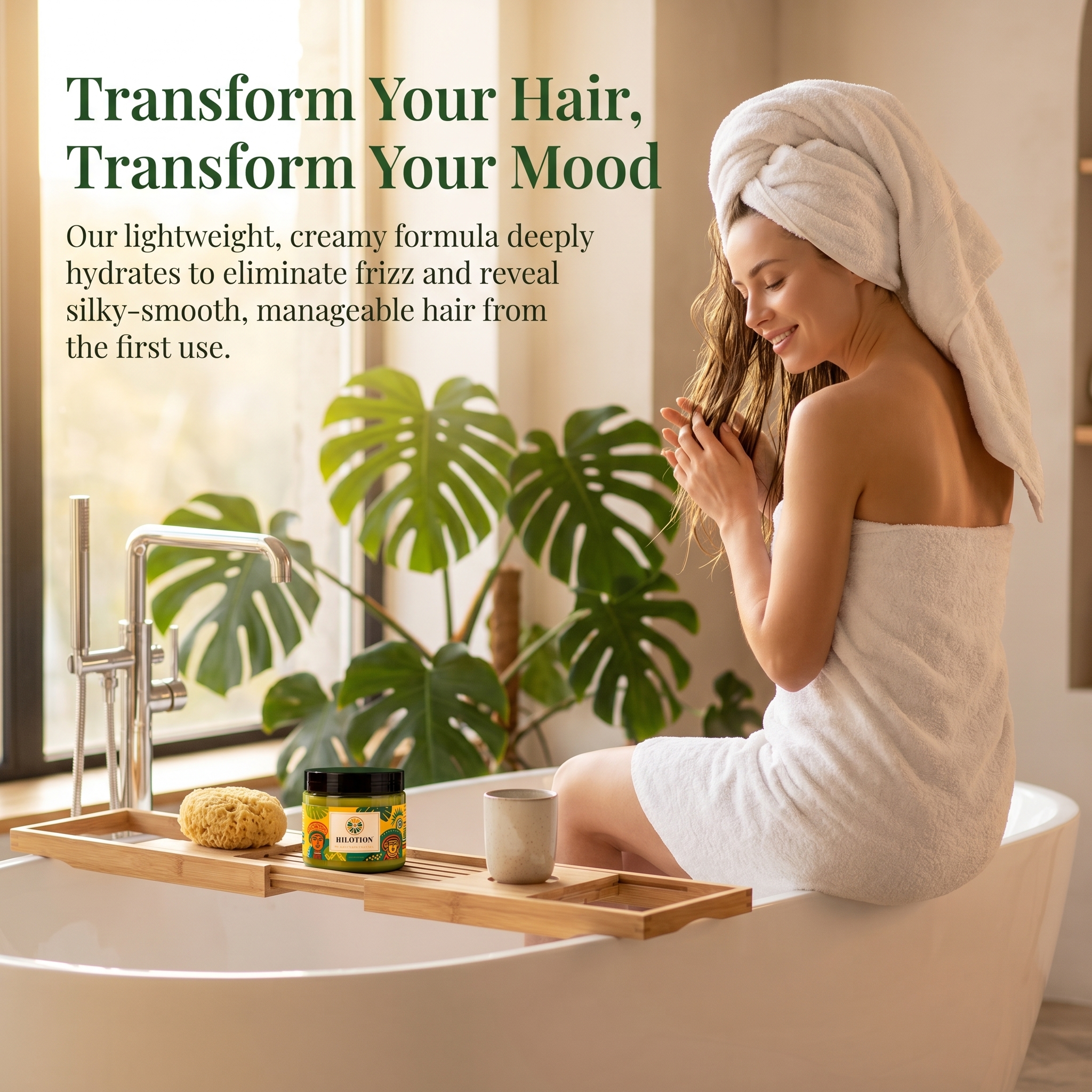 Hilotion Tropical Botanical Nourishing Repair Hair Mask - Image 3