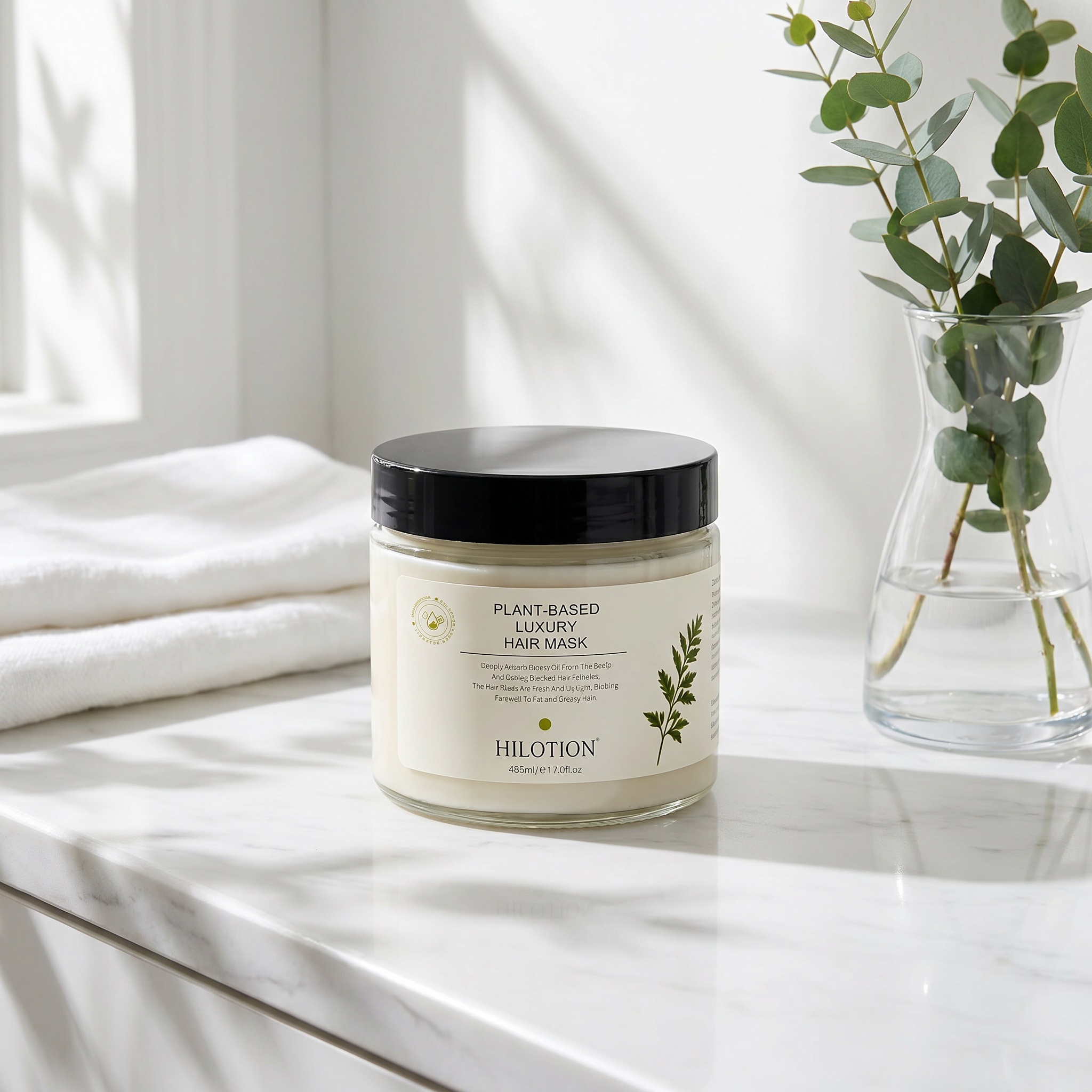 Hilotion Plant-Based Luxury Oil Control Hair Mask - Image 2