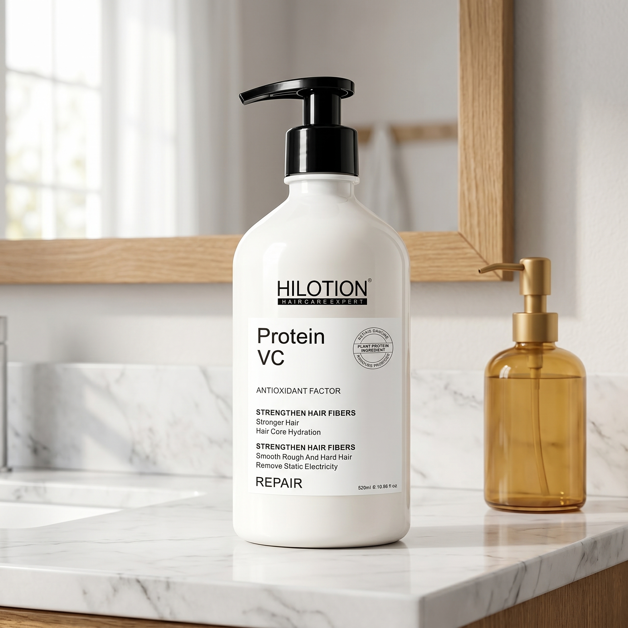 Hilotion Protein VC Strengthening Anti-Static Repair Hair Mask - Image 2