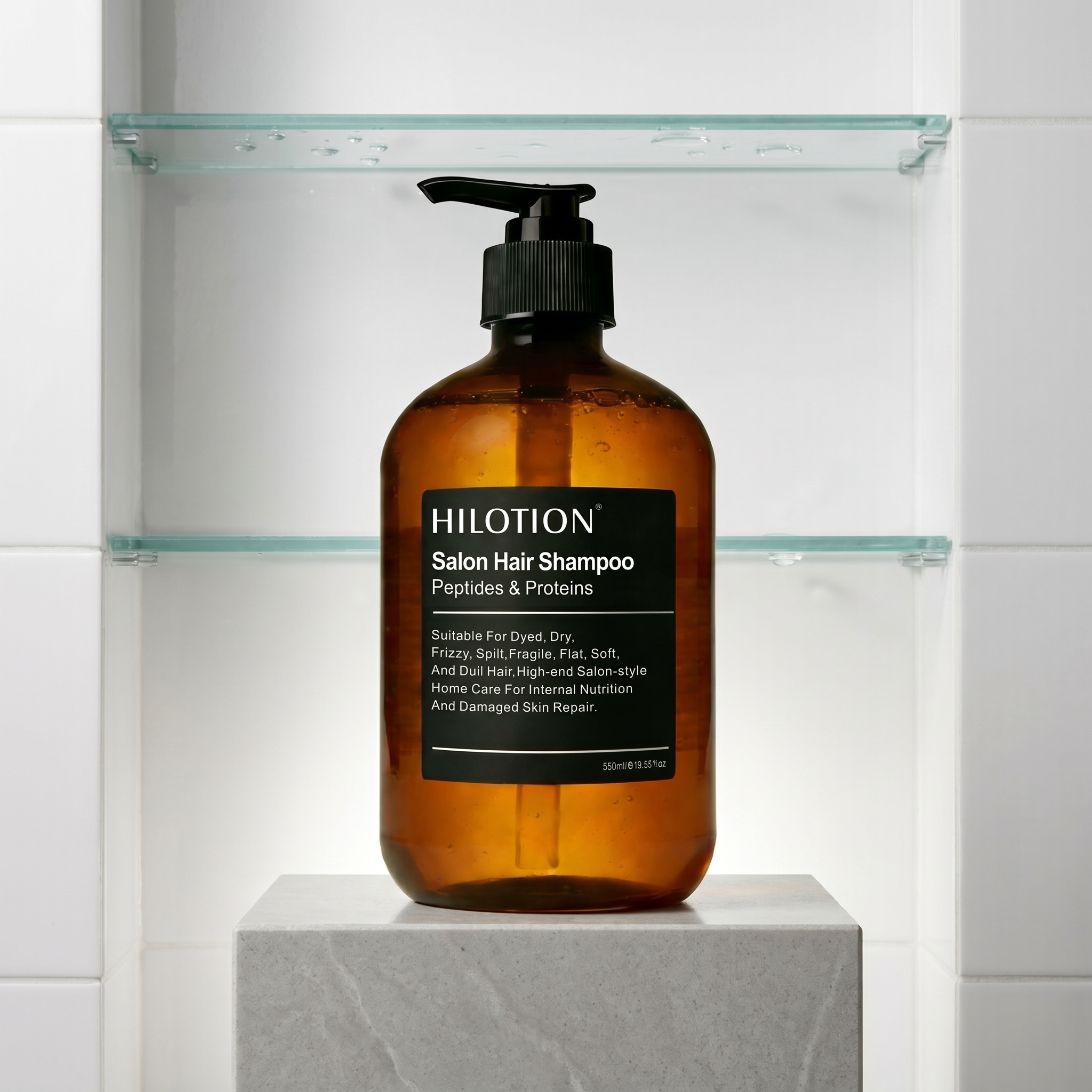 Wholesale Hilotion Salon Peptide Protein Shampoo For Colored Damaged Hair 500ml - Image 2