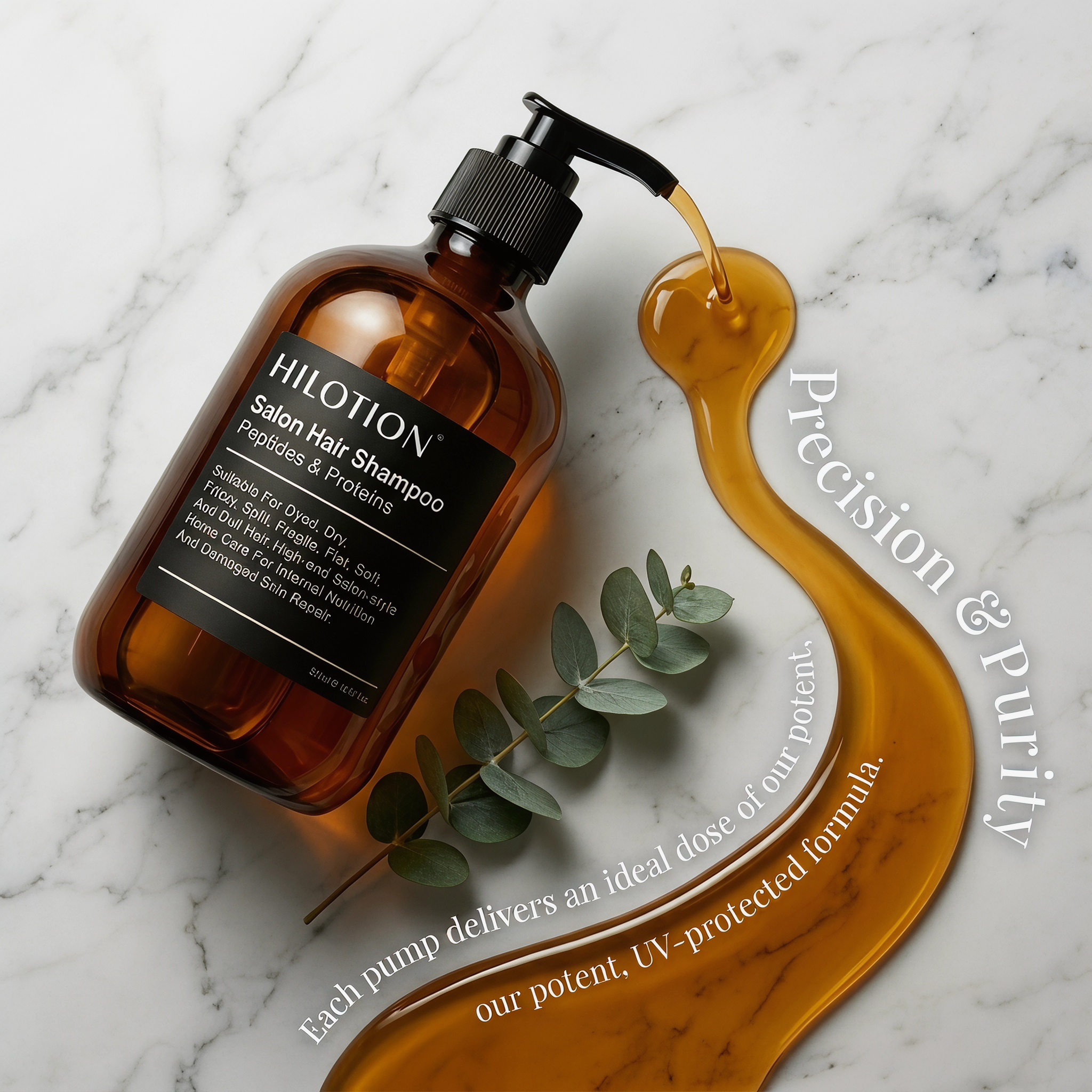 Wholesale Hilotion Salon Peptide Protein Shampoo For Colored Damaged Hair 500ml - Image 6
