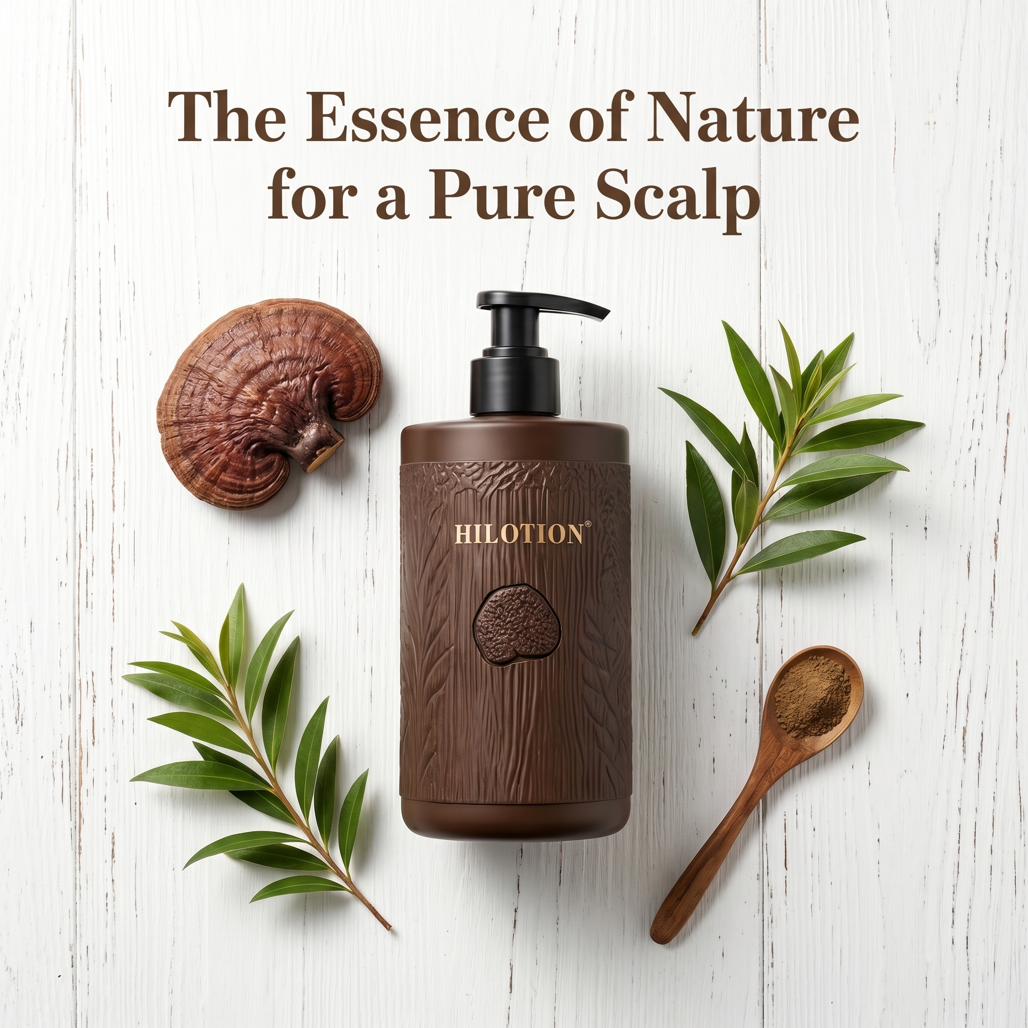 Hilotion Ganoderma Tea Tree Repair Shampoo 500ml - Image 5