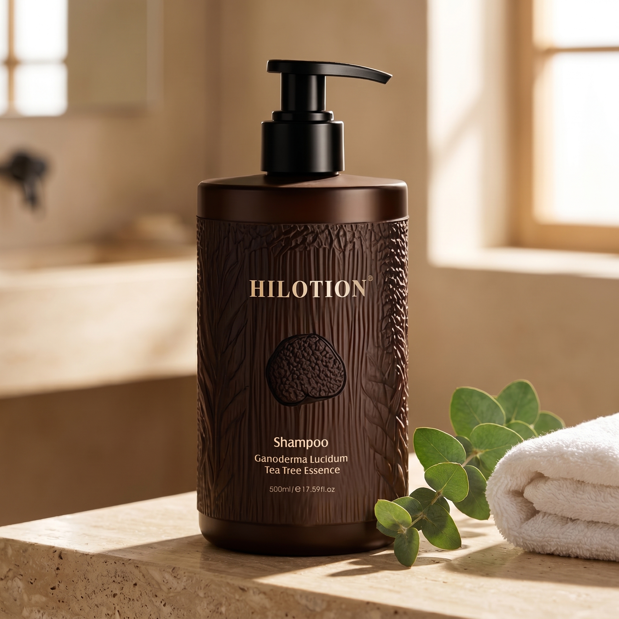Hilotion Ganoderma Tea Tree Repair Shampoo 500ml - Image 4