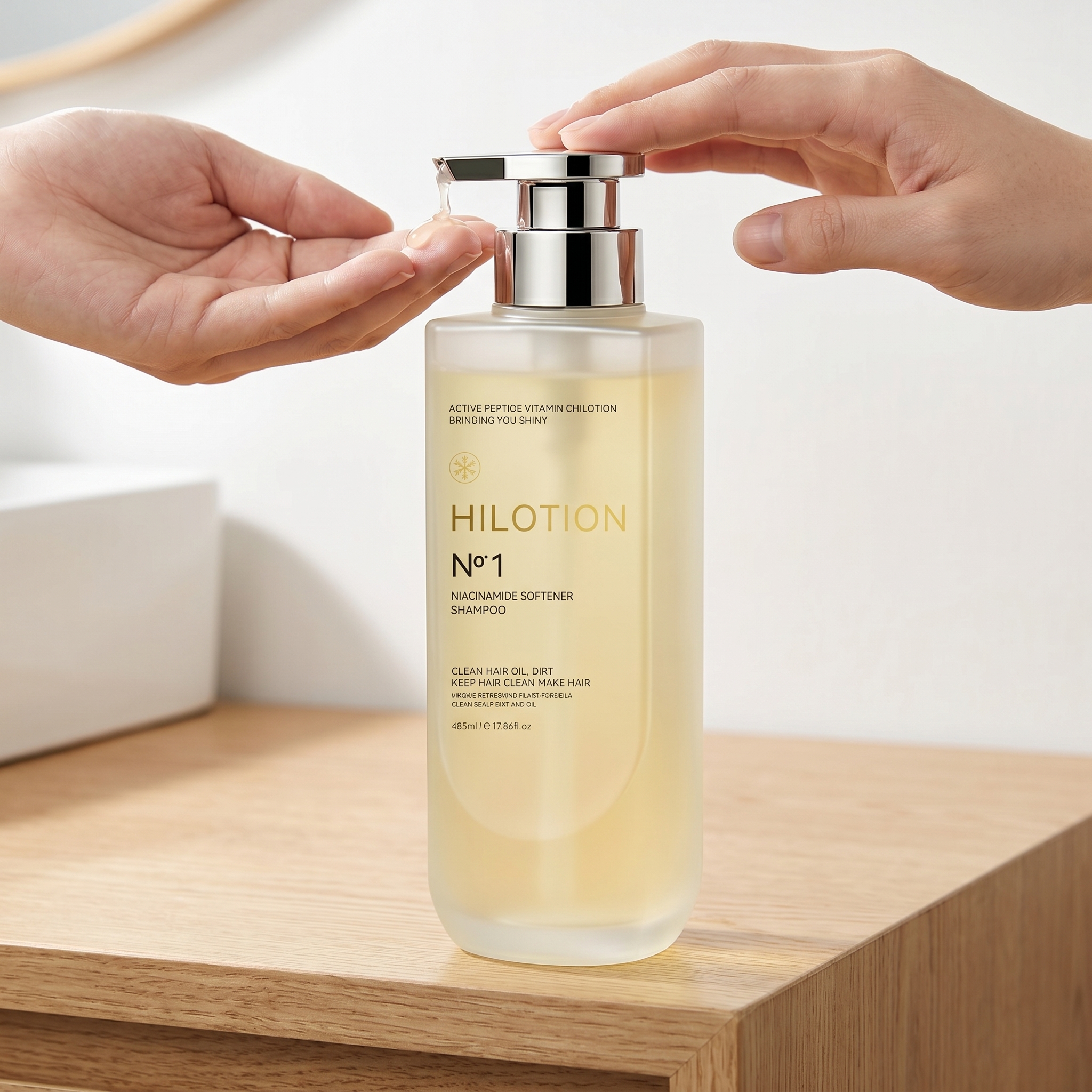 Hilotion No.1 Niacinamide Softener Shampoo Deep Oil Control 485ml - Image 7