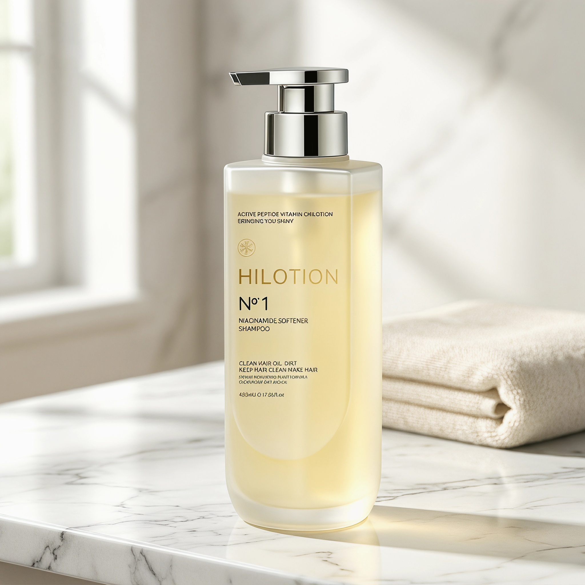 Hilotion No.1 Niacinamide Softener Shampoo Deep Oil Control 485ml - Image 6