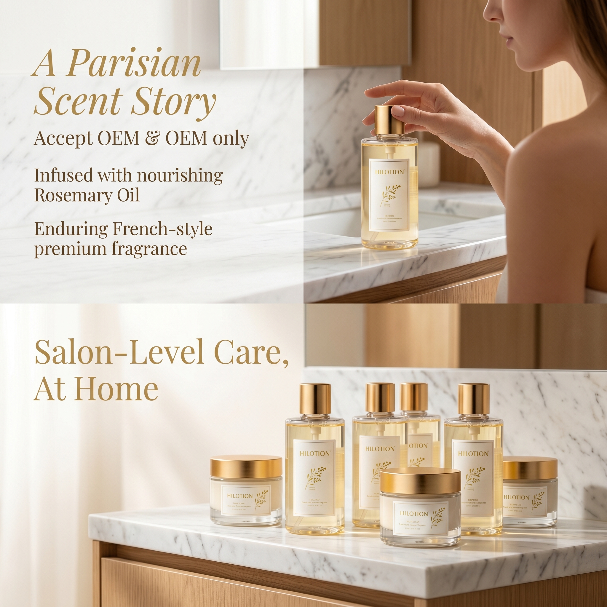 Hilotion Rosemary Scent Shampoo & Luxury Hair Mask Set - Image 2